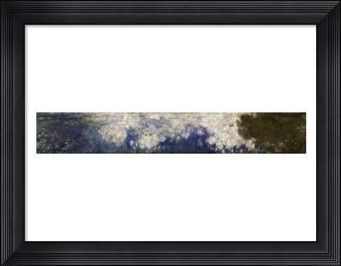 Framed Waterlilies - The Clouds, 1914-18 Print