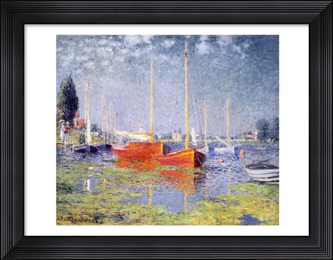 Framed Argenteuil, 1875 Print