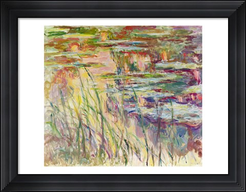 Framed Reflections on the Water, 1917 Print