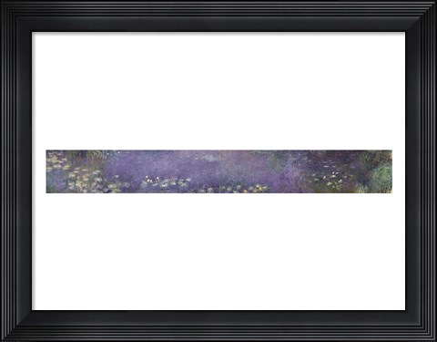 Framed Waterlilies: Morning, 1914-18 Print