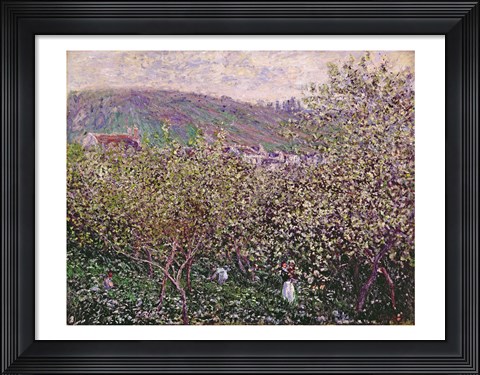 Framed Fruit Pickers, 1879 Print