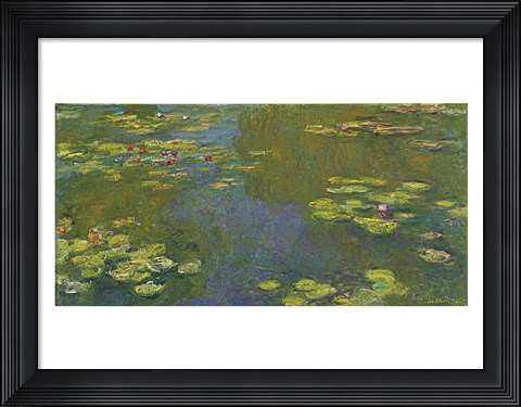 Framed Lily Pond Print