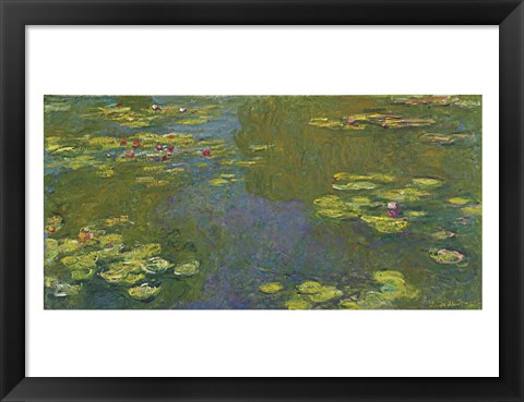 Framed Lily Pond Print