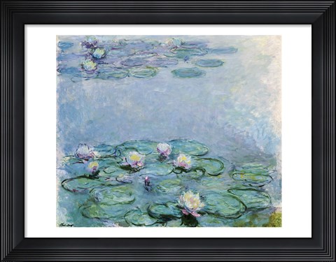 Framed Water Lilies Print
