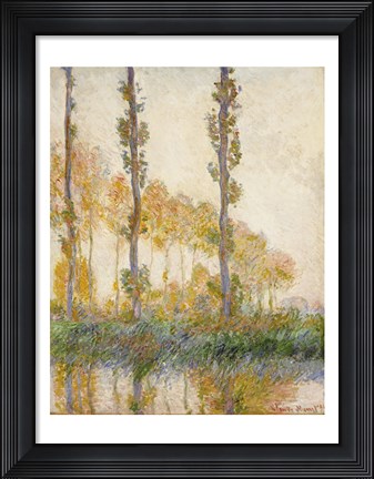 Framed Three Trees, Autumn, 1891 Print