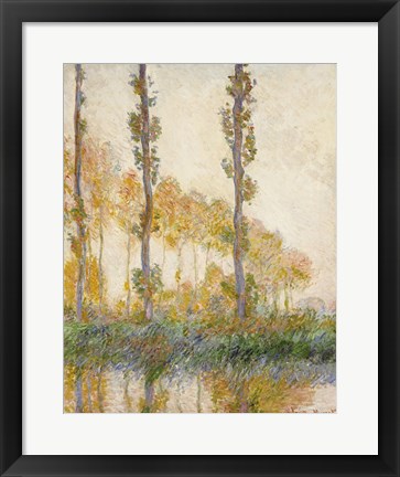 Framed Three Trees, Autumn, 1891 Print