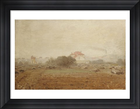 Framed Fog, 1872 Print