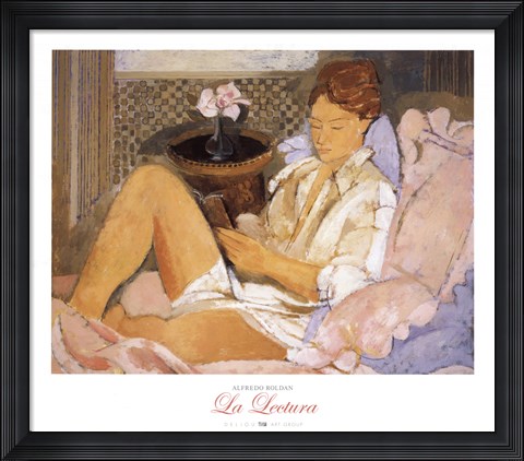 Framed La Lectura Print