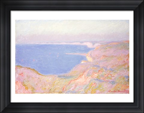 Framed On the Cliffs near Dieppe, Sunset, 1897 Print