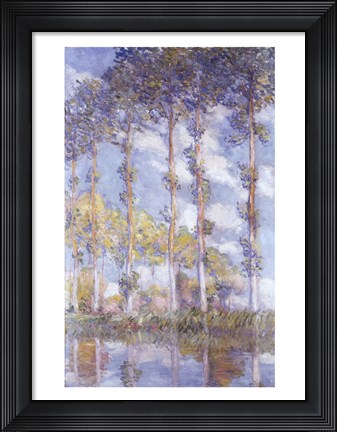 Framed Poplars, 1881 Print