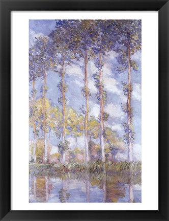 Framed Poplars, 1881 Print