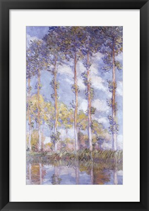 Framed Poplars, 1881 Print