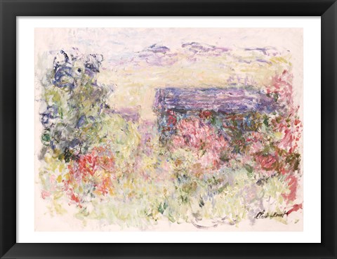 Framed House Through the Roses, c.1925-26 Print