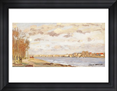 Framed Seine at Argenteuil, 1872 Print