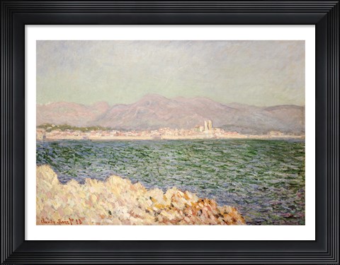 Framed Gulf of Antibes, 1888 Print