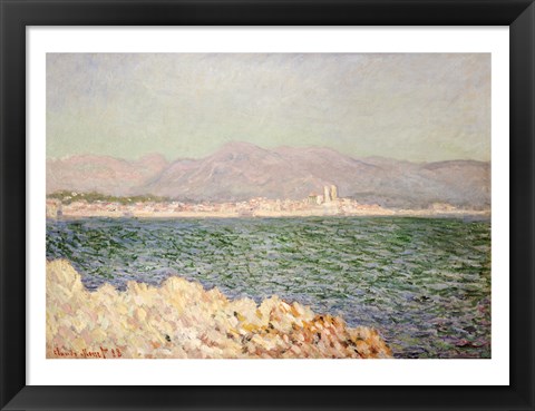 Framed Gulf of Antibes, 1888 Print