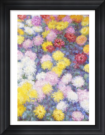 Framed Chrysanthemums, 1897 - vertical Print