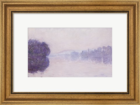 Framed Seine near Vernon, Morning Effect, c.1894 Print