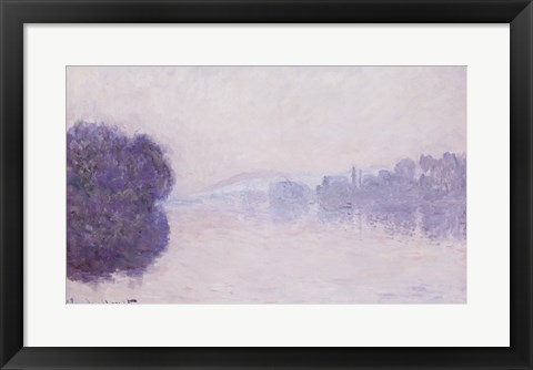 Framed Seine near Vernon, Morning Effect, c.1894 Print