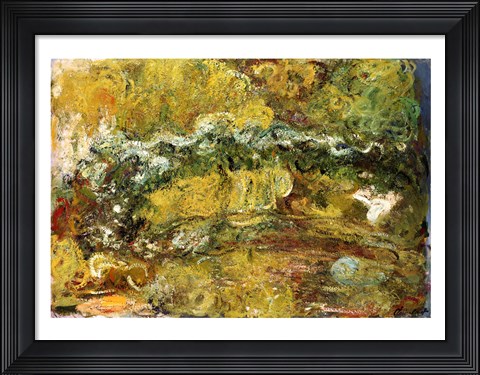 Framed Japanese Bridge, c.1918-24 Print