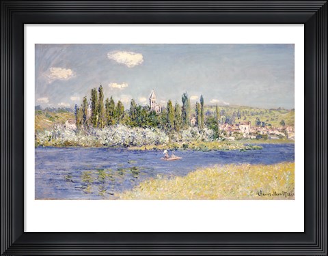 Framed Vetheuil, 1880 Print