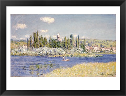 Framed Vetheuil, 1880 Print