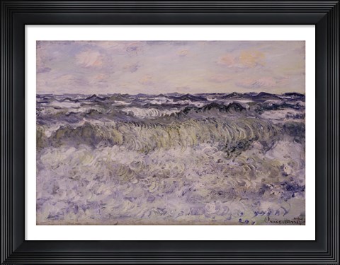 Framed Seascape, 1881 Print