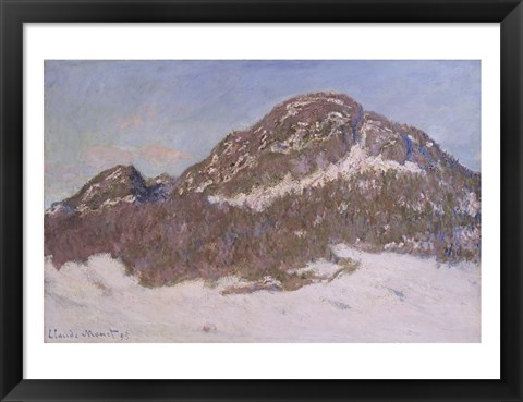 Framed Mount Kolsaas in Sunlight, 1895 Print