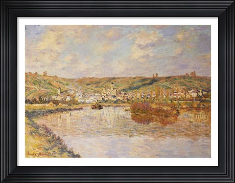 Framed End of the Afternoon, Vetheuil Print