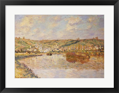 Framed End of the Afternoon, Vetheuil Print