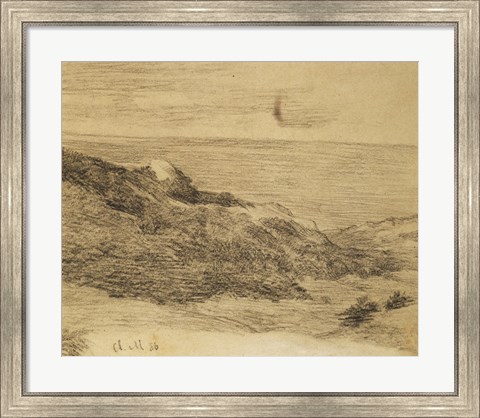 Framed By the Sea, 1886 Print