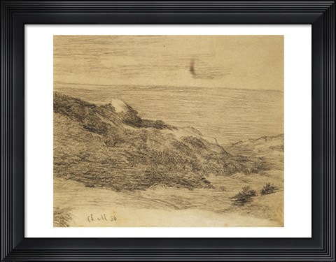 Framed By the Sea, 1886 Print