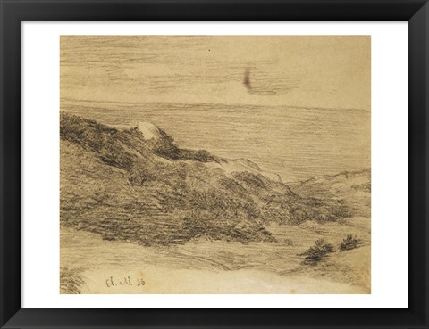 Framed By the Sea, 1886 Print