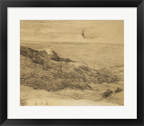Framed By the Sea, 1886 Print