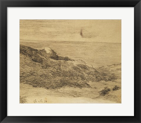 Framed By the Sea, 1886 Print