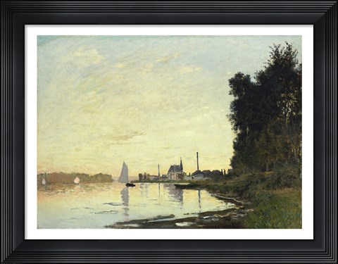 Framed Argenteuil, Late Afternoon, 1872 Print
