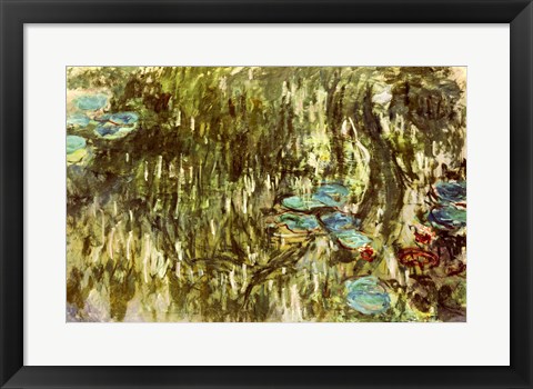 Framed Lily Pond, 1881 Print