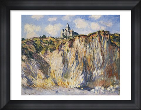 Framed Church at Varengeville, Morning, 1882 Print