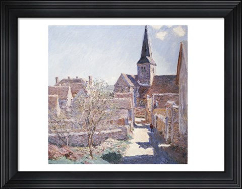 Framed Bennecourt, 1885 Print