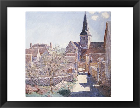 Framed Bennecourt, 1885 Print