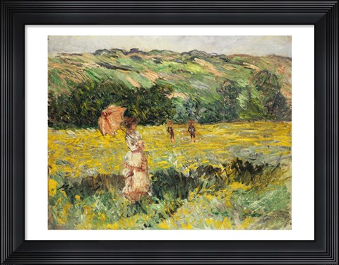 Framed Limetz Meadow, 1887 Print