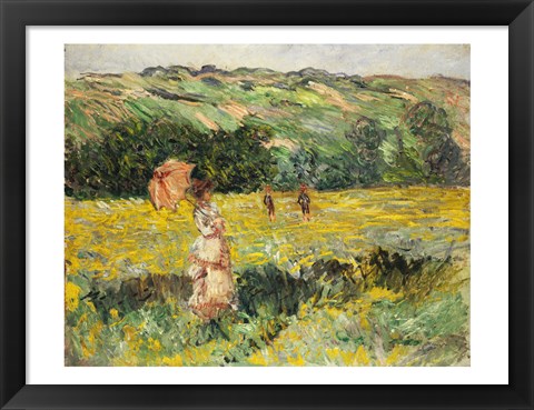 Framed Limetz Meadow, 1887 Print