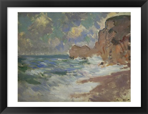 Framed Receding Waves Print