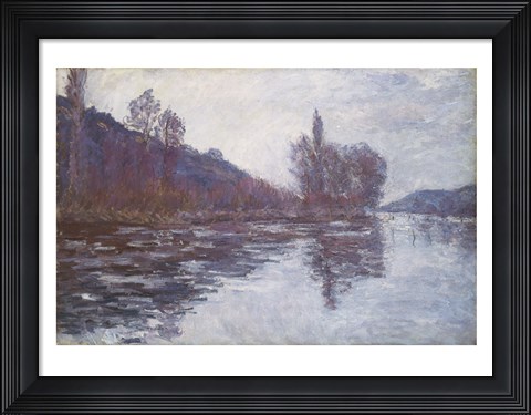 Framed Seine near Giverny, 1894 Print