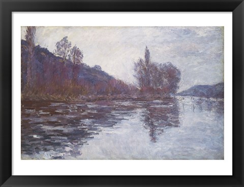 Framed Seine near Giverny, 1894 Print