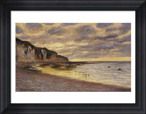 Framed Pointe De Lailly, Maree Basse, 1882 Print