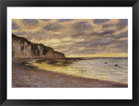 Framed Pointe De Lailly, Maree Basse, 1882 Print