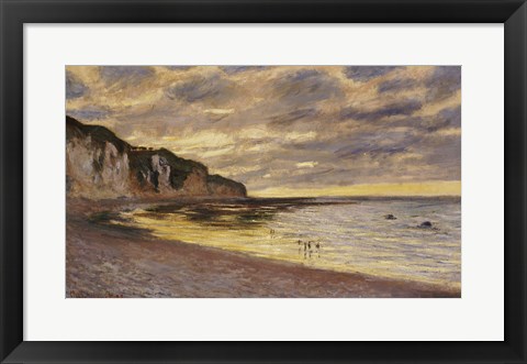 Framed Pointe De Lailly, Maree Basse, 1882 Print