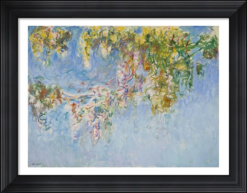 Framed Wisteria - blue Print