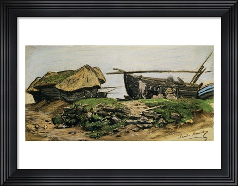 Framed Pres d&#39;Etretat Print